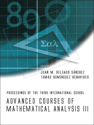 cover image of Advanced Courses of Mathematical Analysis Iii--Proceedings of the Third International School